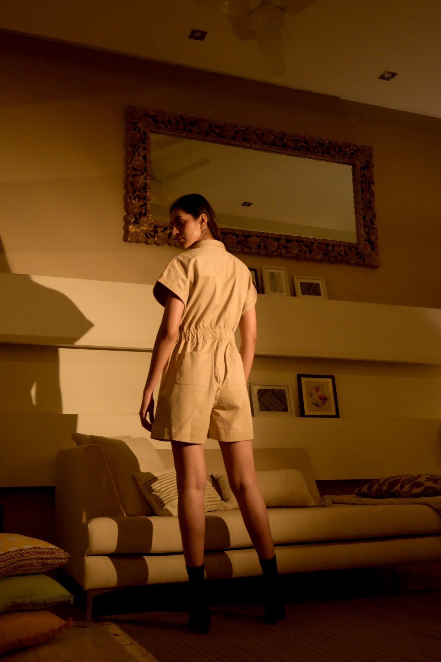 Sandy Bliss Button-Up Jumpsuit