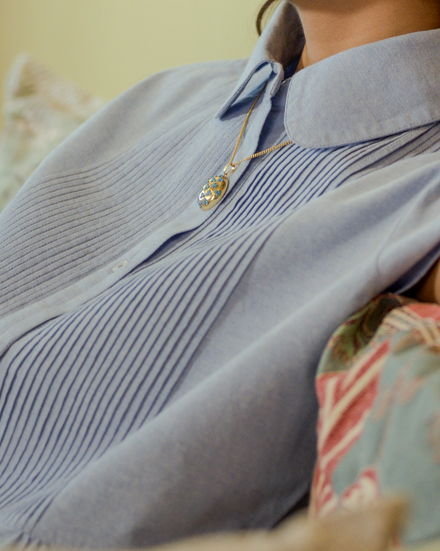 Katy Solid button up Top