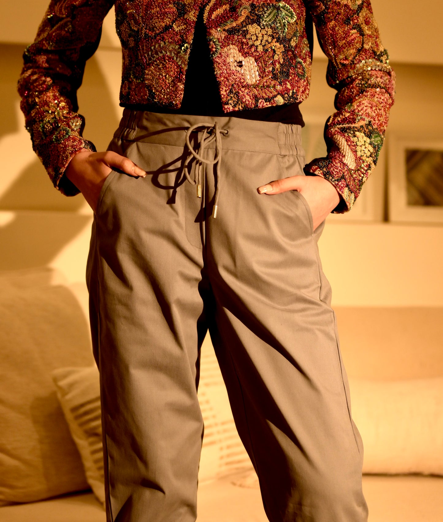 GreyEase Cotton Comfort Joggers